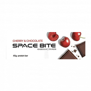 Протеїновий Батончик Space Bite Вишня з Шоколадом Без Цукру 45g - Retromagaz