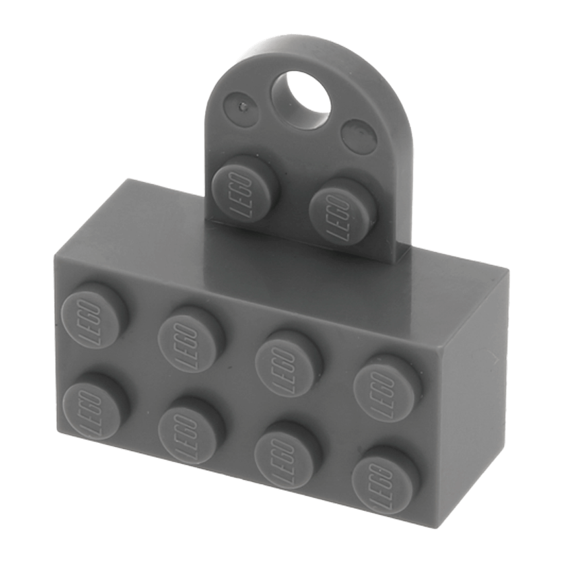 Кубик Lego Magnet 74188c01 Dark Bluish Grey 2шт Б/У - Retromagaz