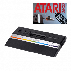 Консоль Atari 2600 Jr. Long Rainbow Black + Коробка Без Геймпада Б/У - Retromagaz