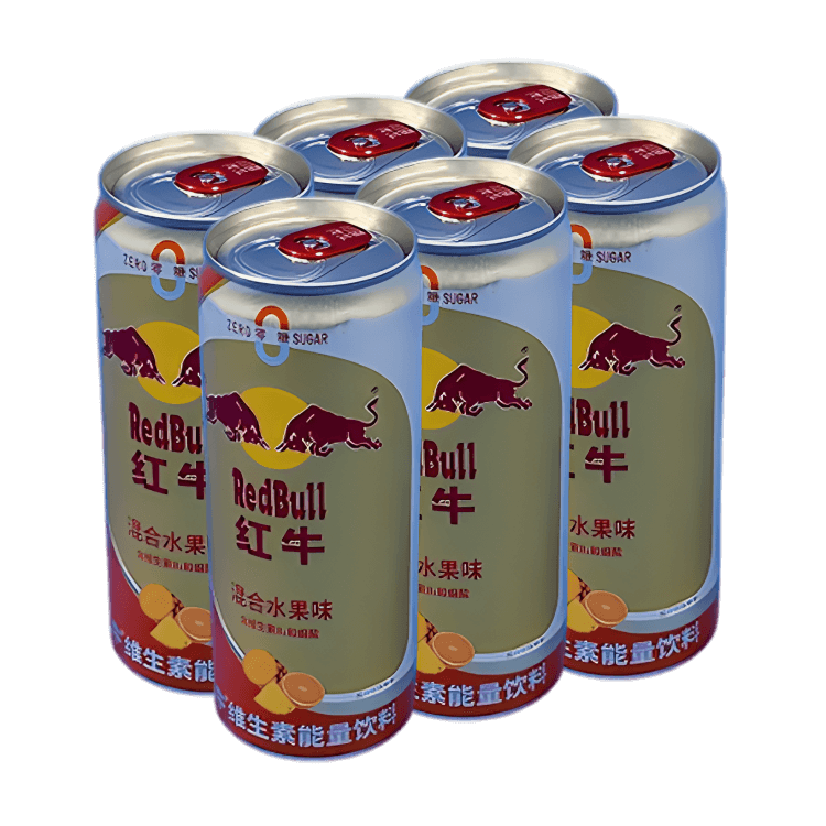 Набір Напій Енергетичний 6шт Red Bull Азійський Mixed Fruit Zero Sugar 325ml - Retromagaz