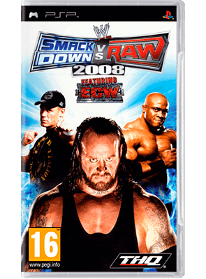 Игра Sony PlayStation Portable WWE SmackDown vs. Raw 2008 Английская Версия Б/У