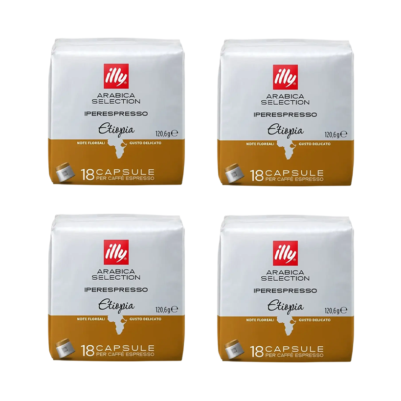 Набор Кава в Капсулах 4шт Illy Ethiopia 120,6g - Retromagaz