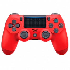 Геймпад Беспроводной Sony PlayStation 4 DualShock 4 Version 2 (9894353) Magma Red Новый