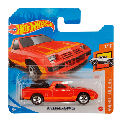 Машинка Базовая Hot Wheels '82 Dodge Rampage Hot Trucks 1:64 GRY94 Red - Retromagaz