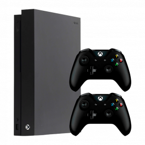 Набор Консоль Microsoft Xbox One X 1TB Black Б/У + Геймпад Беспроводной Version 2 2шт Набор Консоль Microsoft Xbox One X 1TB Black Б/У + Геймпад Беспроводной Version 2 2шт - Retromagaz