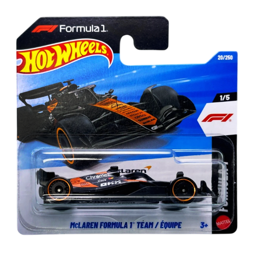 Машинка Базова Hot Wheels McLaren Formula 1 Team 1:64 JJH95 Orange - Retromagaz