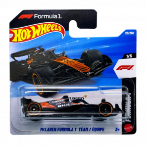 Машинка Базова Hot Wheels McLaren Formula 1 Team Formula One 1:64 JJH95 Orange - Retromagaz