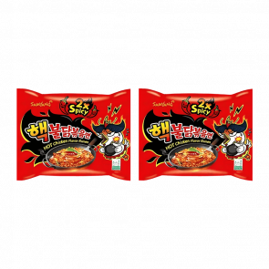 Набор Лапша 2шт Samyang Buldak 2х Hot Chicken Супер Острая 140g