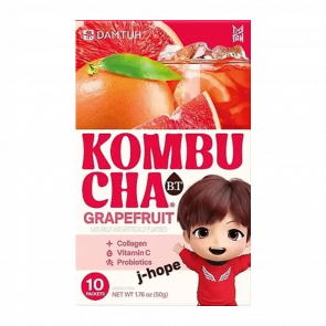 Комбуча Порошковая Damtuh Со Вкусом Грейпфрута 10 Пакетиков BTS J-Hope 50g Комбуча Порошковая Damtuh Со Вкусом Грейпфрута 10 Пакетиков BTS J-Hope 50g - Retromagaz