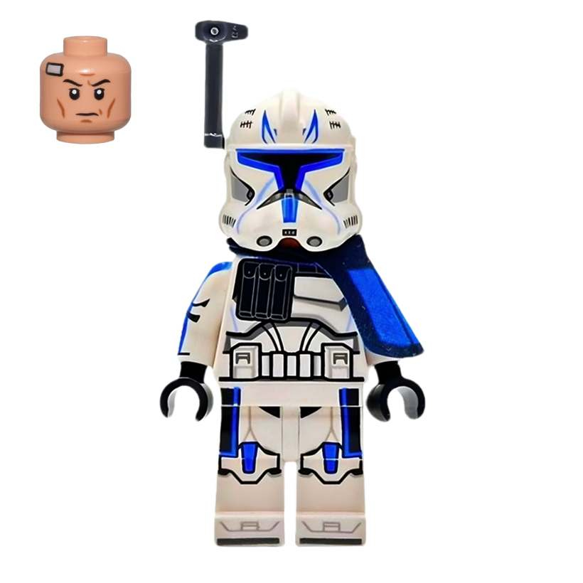 Фигурка Lego Республика Clone Trooper Captain Rex 501st Legion Phase 2 Star Wars sw1315 Б/У - Retromagaz