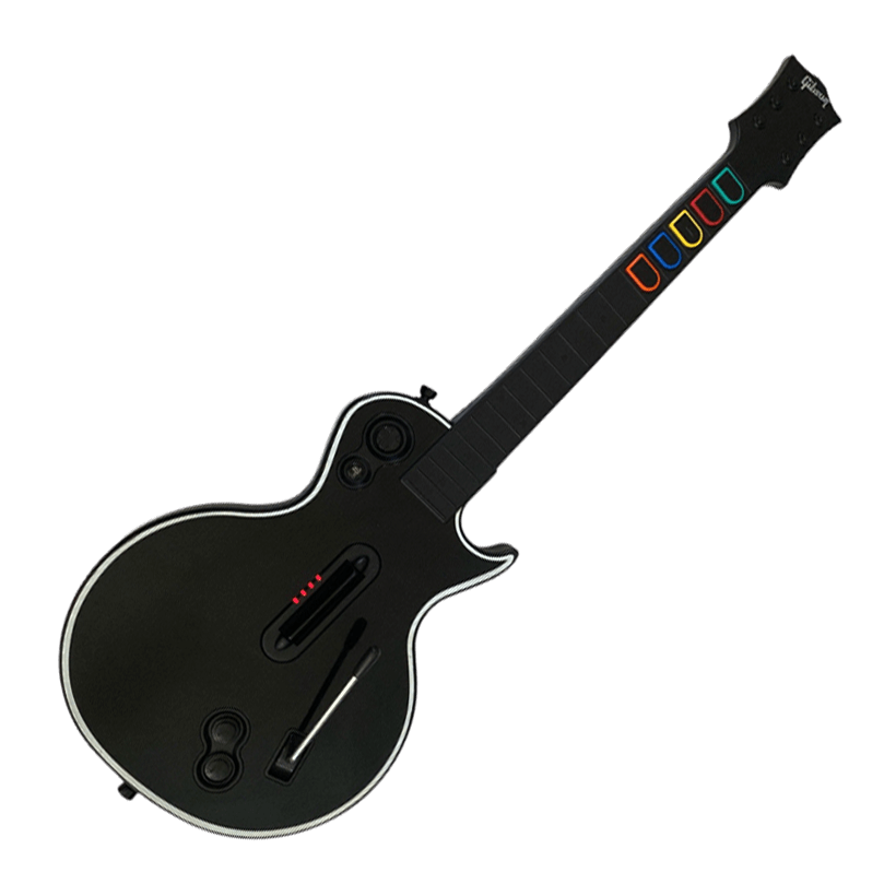 Гитара Беспроводной Sony PlayStation 3 Guitar Hero Gibson Black Б/У - Retromagaz