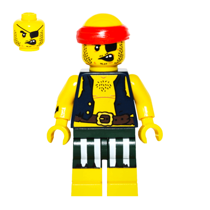 Фігурка Lego Scallywag Pirate Collectible Minifigures Series 16 col252 1 Б/У - Retromagaz