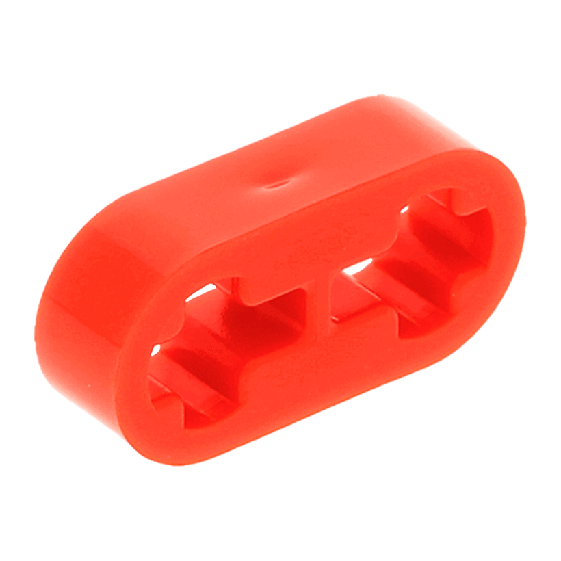 Technic 10шт Lego Балка Тонка Пряма 1 x 2 41677 4186678 Red Б/У - Retromagaz