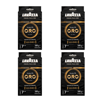 Набор Кофе Молотый 4шт Lavazza Oro Mountain Grown 250g - Retromagaz