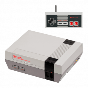 Набор Консоль Nintendo NES USA Grey Б/У  + Геймпад Проводной RMC Новый