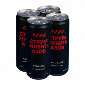 Набор Напиток 4шт Underwood АЗОВ.ONE + CТРУМ Raspberry Cola 330ml Набор Напиток 4шт Underwood АЗОВ.ONE + CТРУМ Raspberry Cola 330ml - Retromagaz