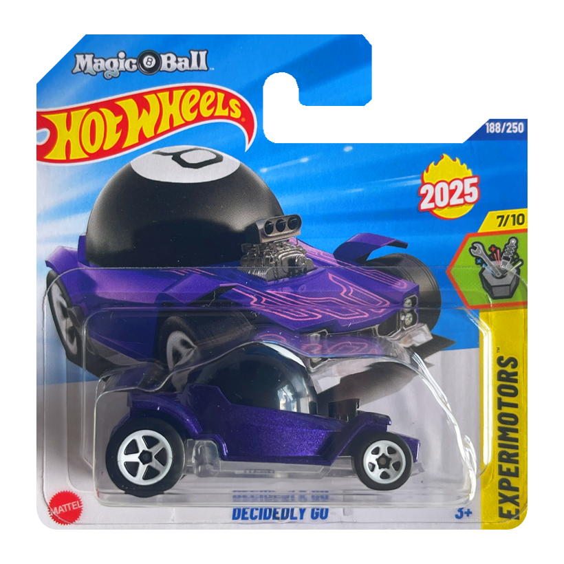 Машинка Базовая Hot Wheels Decidedly Go Magic Ball Experimotors 1:64 HYW39 Purple - Retromagaz