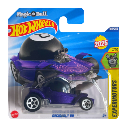Машинка Базовая Hot Wheels Decidedly Go Magic Ball Experimotors 1:64 HYW39 Purple - Retromagaz