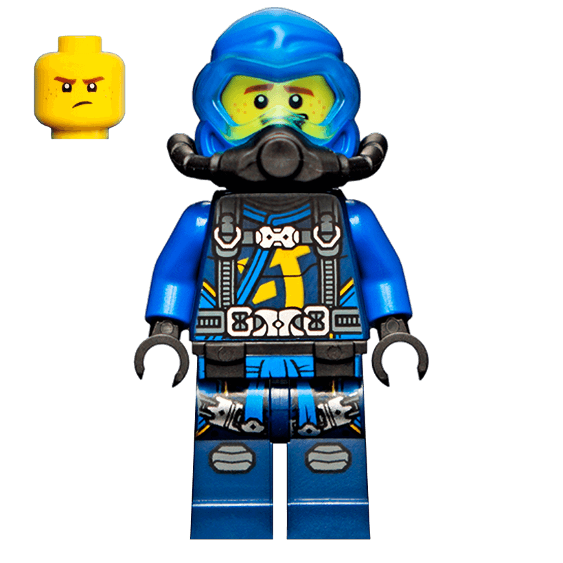 Фигурка Lego Ninja Jay Seabound Ninjago njo0701 Б/У - Retromagaz