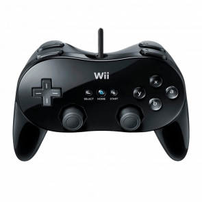 Геймпад Проводной Nintendo Wii RVL-005(-02) Classic Controller Pro Black 1m Б/У