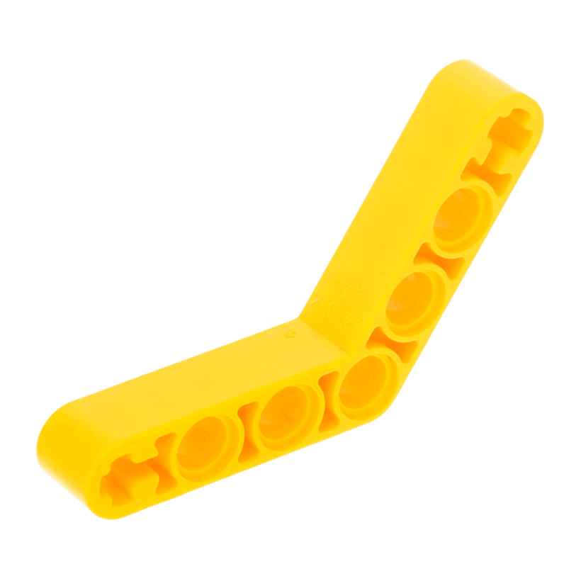 Technic 10шт Lego Балка Толстая Угловая 120 4 - 4 1 x 7 32348 42165 4185627 4500485 6278131 Yellow Б/У - Retromagaz