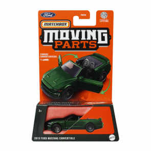 Тематическая Машинка Matchbox 2019 Ford Mustang Convertible Moving Parts 1:64 FWD28/HVM95 Green