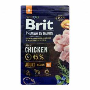 Сухий Корм Brit Premium Курка Середніх Порід 3kg