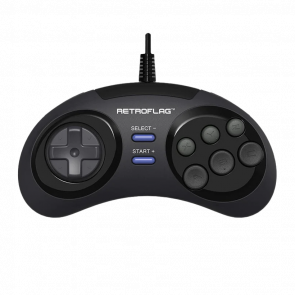 Геймпад Проводной Retroflag Classic USB Controller Sega Mega Drive Black 1.8m Новый Геймпад Проводной Retroflag Classic USB Controller Sega Mega Drive Black 1.8m Новый - Retromagaz