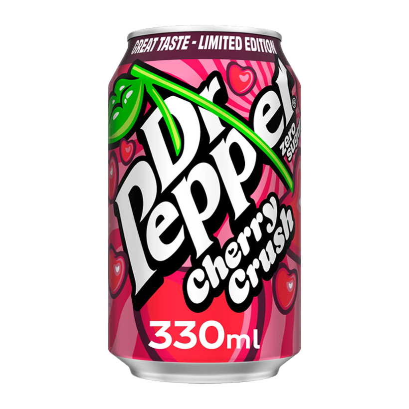 Напиток Dr Pepper Zero Cherry Crush 330ml - Retromagaz