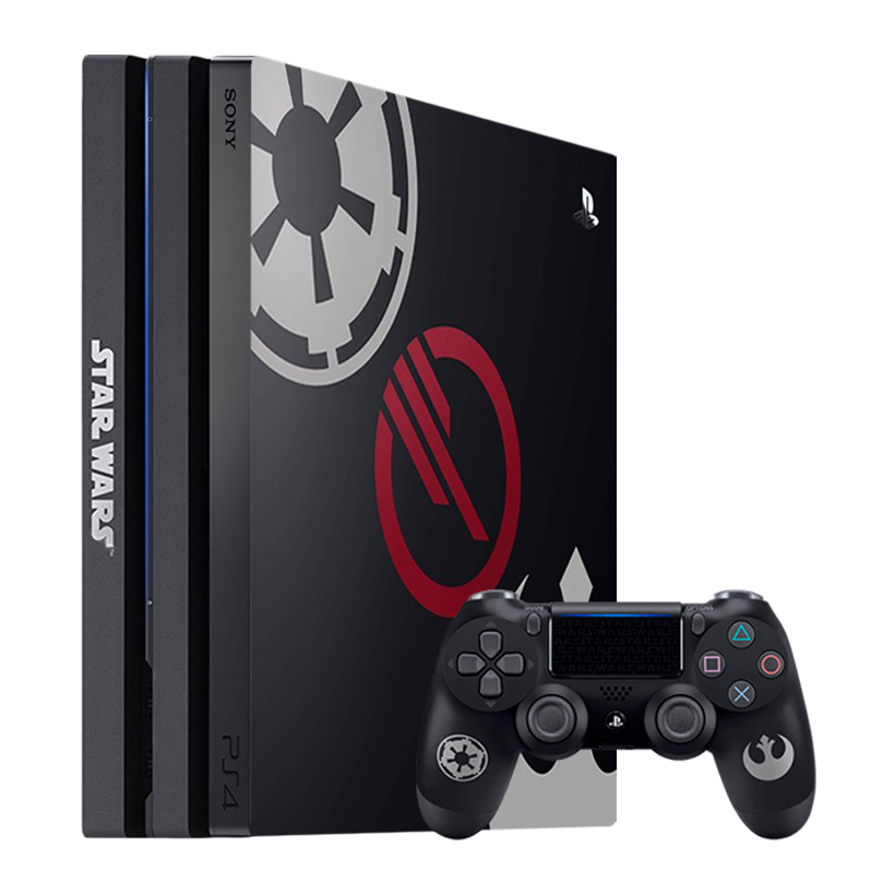 Набор Консоль Sony PlayStation 4 Pro CUH-70-71xx Star Wars Battlefront II Limited Edition 1TB Black Б/У  + Геймпад Беспроводной DualShock 4 Star Wars Battlefront II Version 2 - Retromagaz