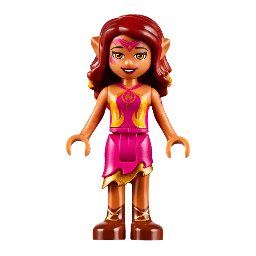 Фигурка Lego Elves Azari Firedancer Magenta and Gold Friends elf036 Б/У - Retromagaz
