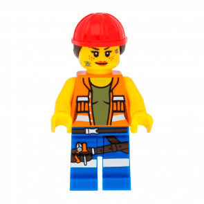 Фігурка Lego The Lego Movie Gail the Construction Worker Cartoons tlm009 Б/У - Retromagaz