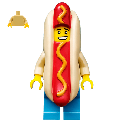 Фігурка Lego Hot Dog Man Collectible Minifigures Series 13 col208 1 Б/У - Retromagaz