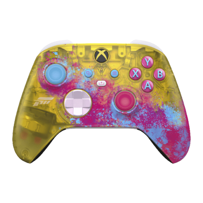 Геймпад Беспроводной Microsoft Xbox Series Forza Horizon 5 Limited Edition (QAU-00054) Purple Yellow Forza Horizon 5 Новый Поврежденная Коробка - Retromagaz