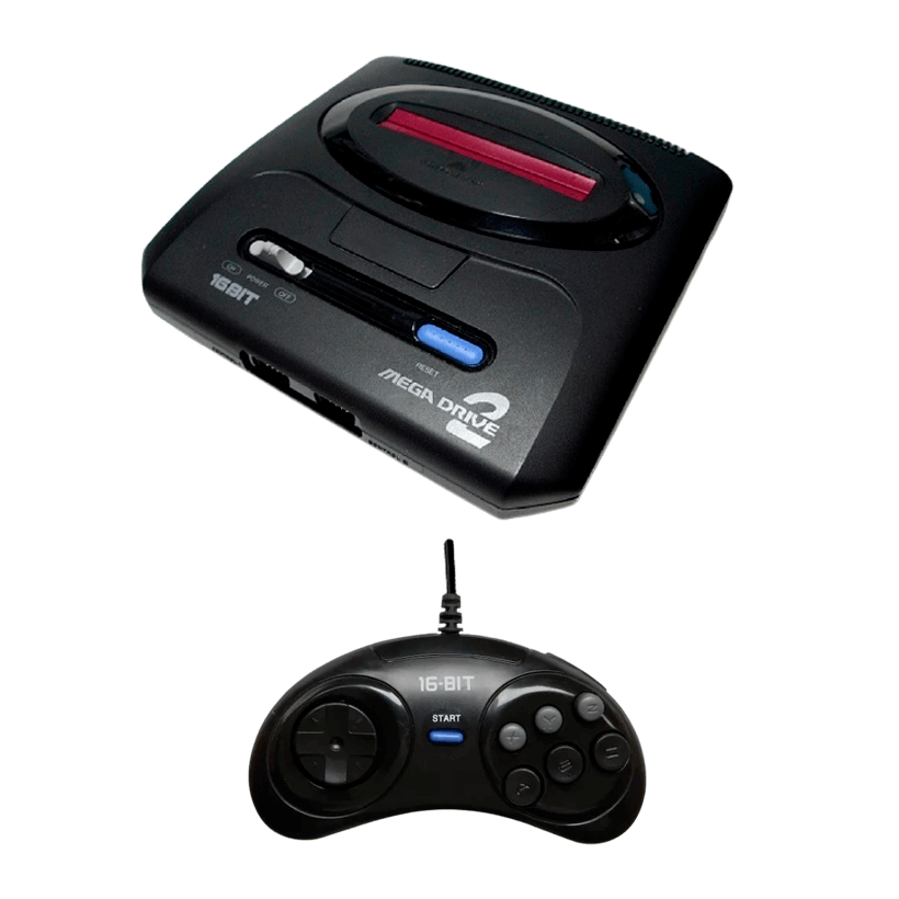 Консоль RMC Mega Drive 2 Black Б/У Хороший - Retromagaz