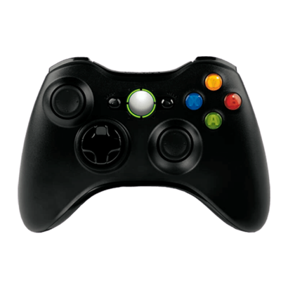 Геймпад Беспроводной RMC Xbox 360 Black Б/У - Retromagaz