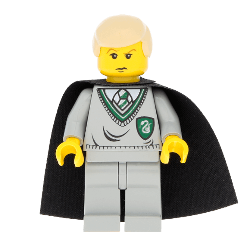 Фигурка Lego Harry Potter Draco Malfoy Slytherin Torso Films hp040 Б/У - Retromagaz