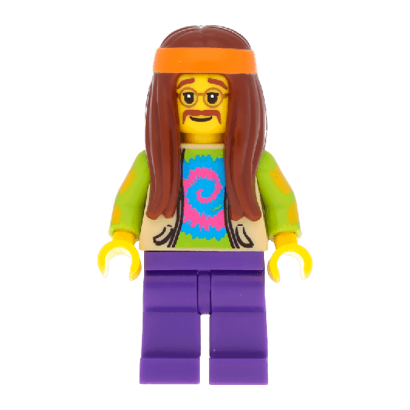 Фігурка Lego Collectible Minifigures Series 6 Hippie col107 1 Б/У Відмінний - Retromagaz