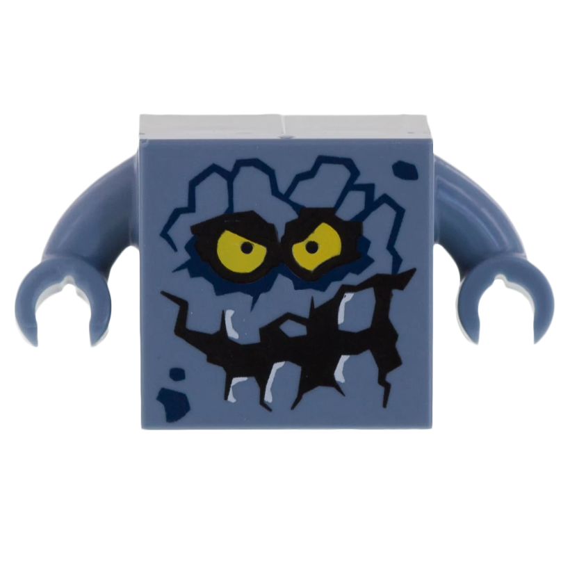 Фигурка Lego Stone Monster Army Brickster Small with Technic Bricks 1 x 2 Nexo Knights nex118 Б/У - Retromagaz
