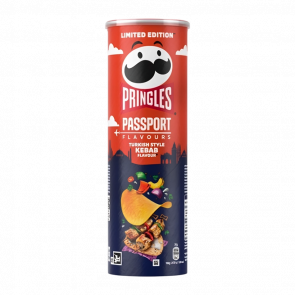 Чипсы Pringles Passport Flavours Turkish Style Kebab 165g - Retromagaz