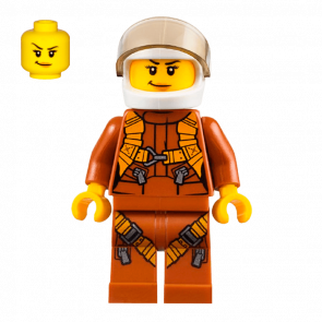Фигурка Lego City Jungle 973pb2755 Helicopter Pilot Female cty0794 1шт Б/У Хороший