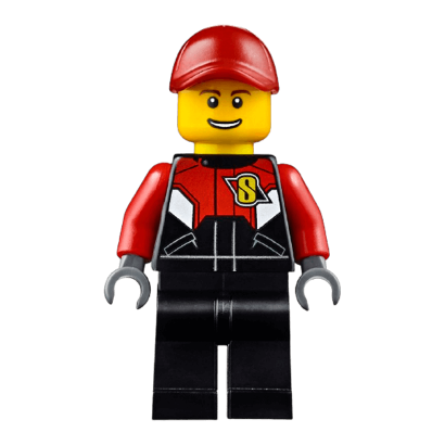 Фигурка Lego 973pb2014 Bike Driver 1 City Race rac057 Б/У - Retromagaz