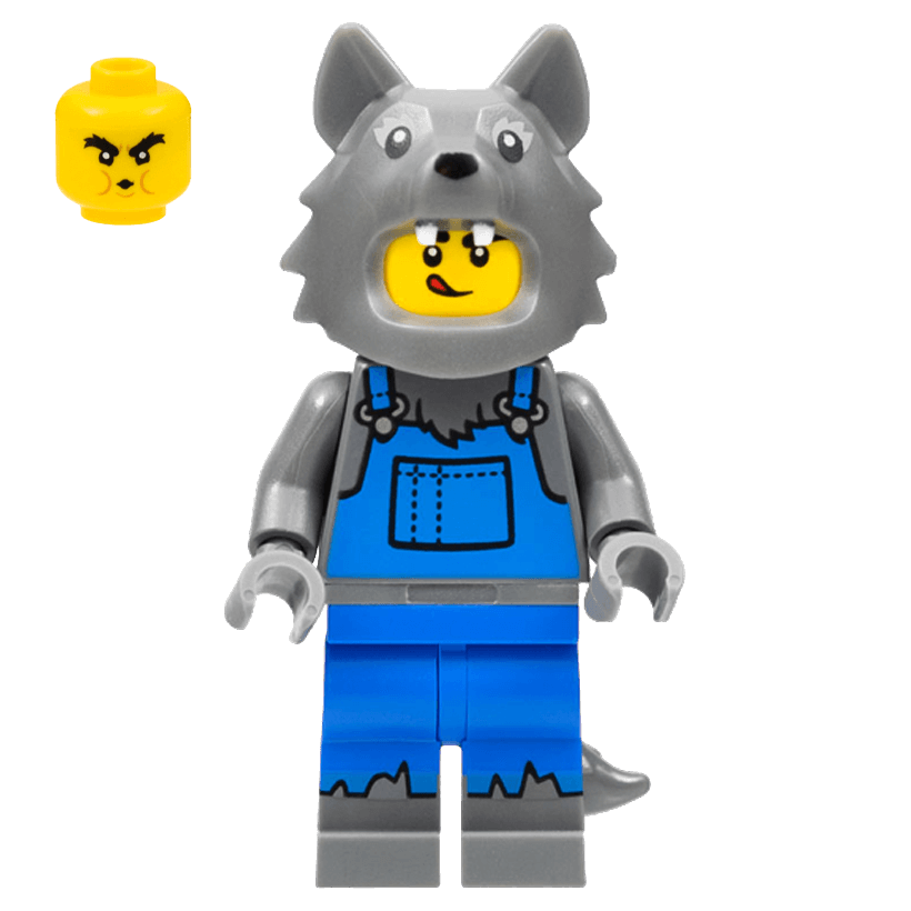 Фігурка Lego Series 23 Wolf Costume Collectible Minifigures col23-8 col405 Б/У - Retromagaz