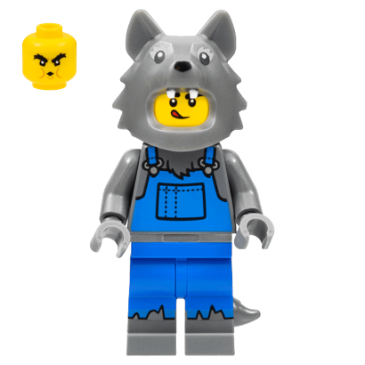 Фігурка Lego Wolf Costume Collectible Minifigures Series 23 col405 1 Б/У - Retromagaz