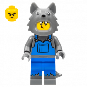 Фигурка Lego Collectible Minifigures Series 23 Wolf Costume col405 1 1шт Б/У Хороший - Retromagaz