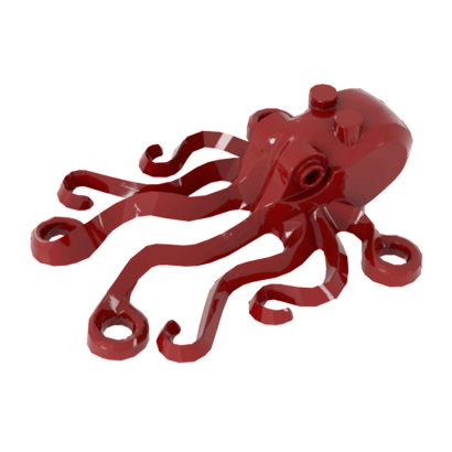 Фігурка Lego Octopus Animals Вода 6086 6447 4506995 6107178 Dark Red Б/У - Retromagaz