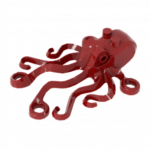 Фігурка Lego Octopus Animals Вода 6086 6447 4506995 6107178 Dark Red Б/У