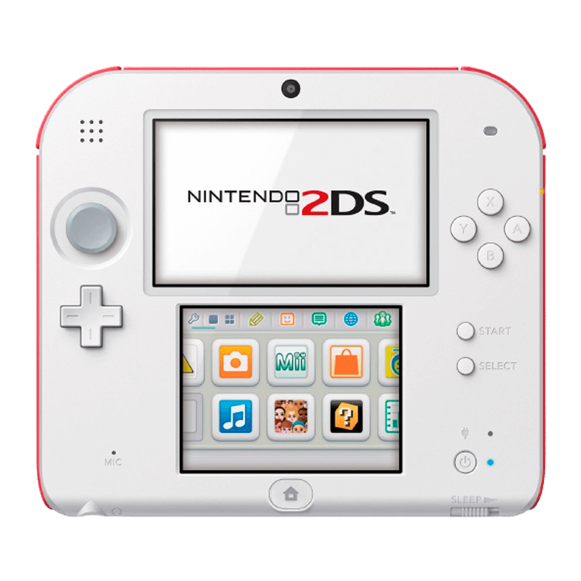 Консоль Nintendo 2DS Europe Модифікована 32GB White Red + 10 Вбудованих Ігор Б/У Нормальний - Retromagaz