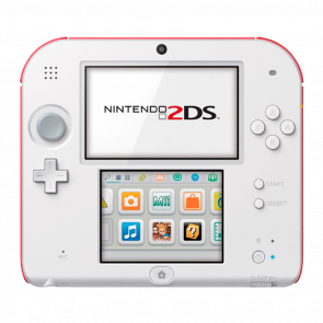 Консоль Nintendo 2DS Europe Модифицированная 32GB White Red + 10 Встроенных Игр Б/У Нормальный - Retromagaz