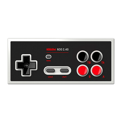 Геймпад Бездротовий 8BitDo NES N30 2.4Ghz Grey Новий - Retromagaz